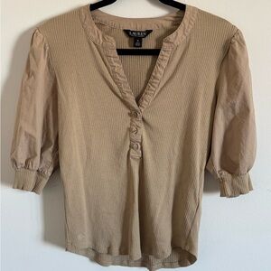Ralph Lauren Tan Women's Top
